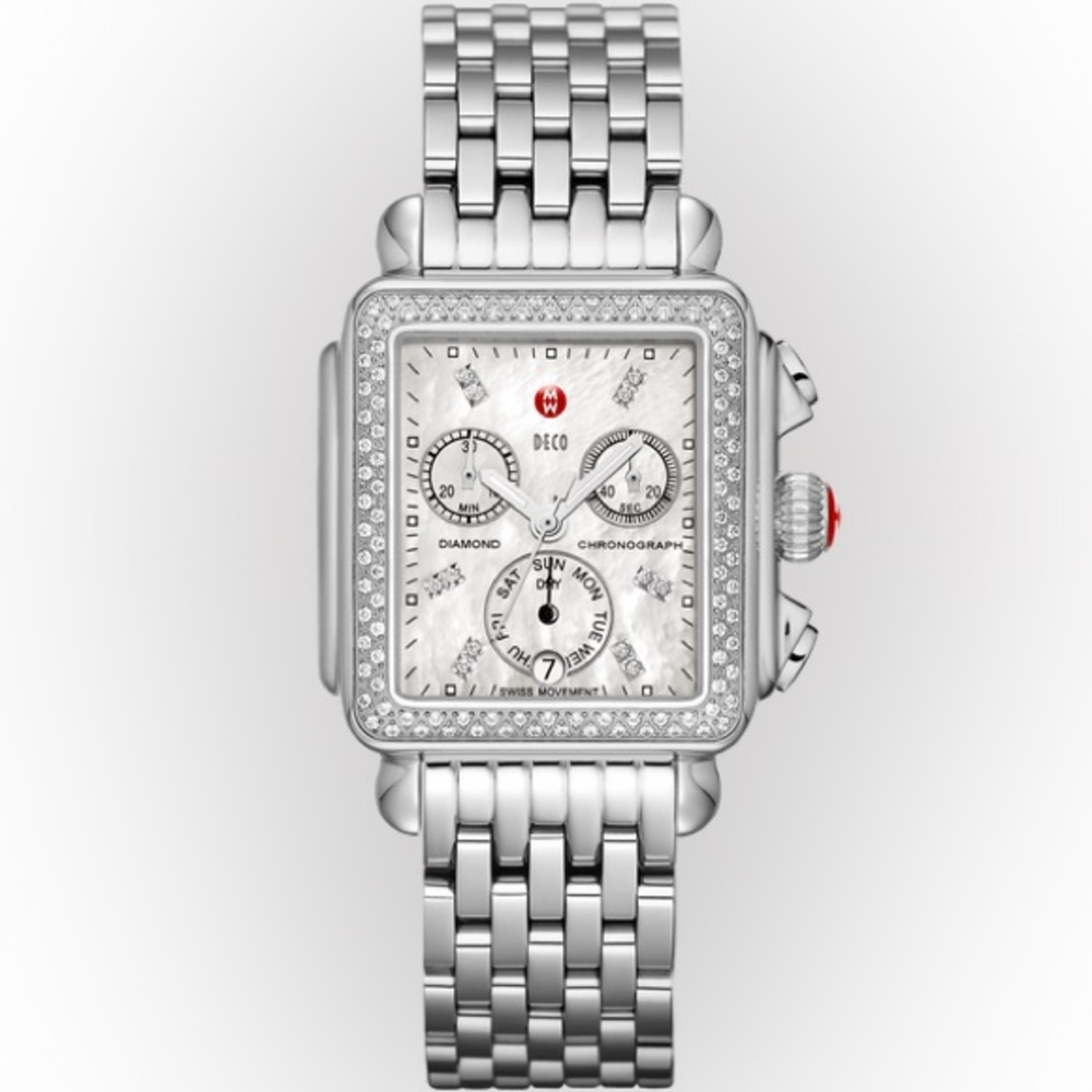 Michele Deco Diamond Watch